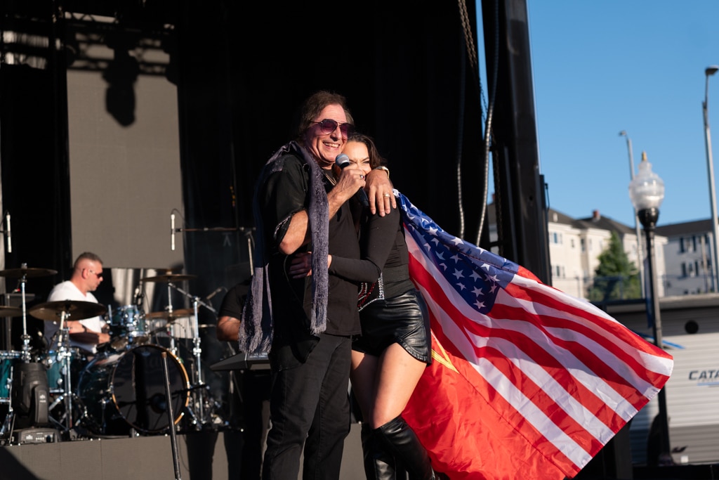 Marc Dennis e filha Dimanne em Fall River, Dia de Portugal 2024