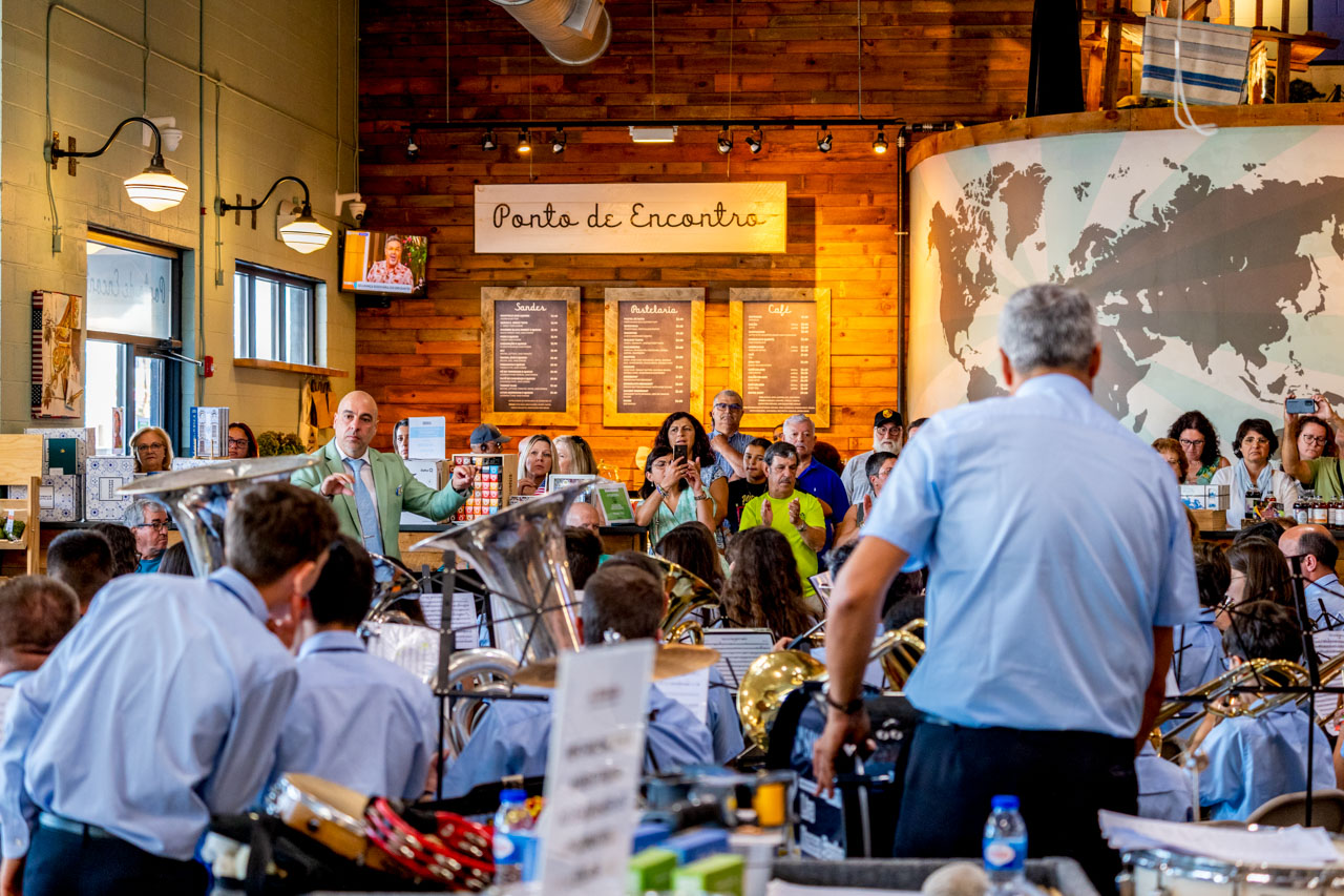 Banda Filarmónica Lira N. Sra. da Estrela da Candelária na Portugalia em 2024