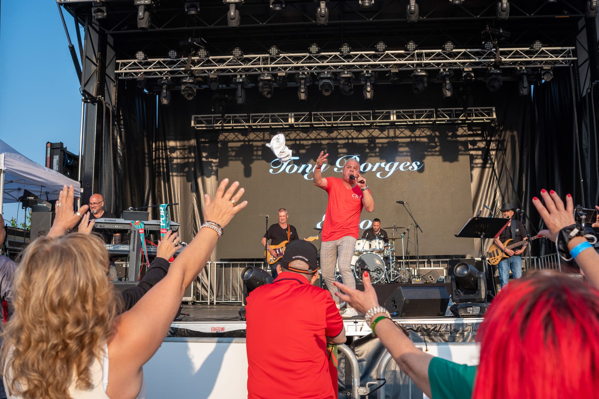 Tony Borges e a banda Euro toucaram no festival Dia de Portugal 2025 em Fall River