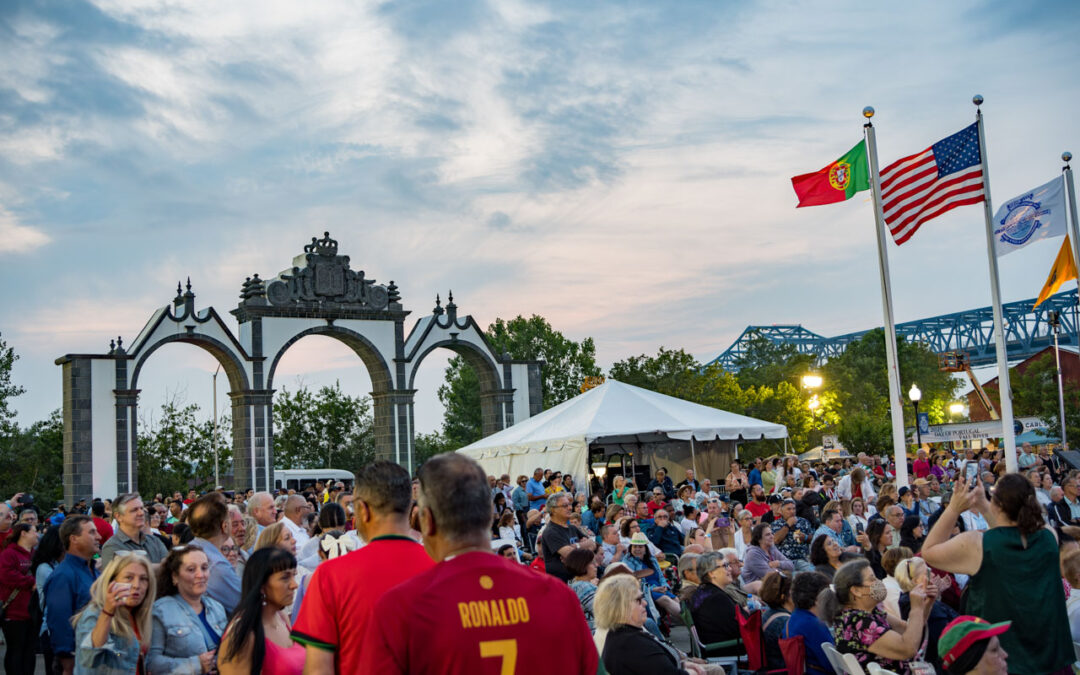 Aspecto do festival Dia de Portugal em Fall River em 2025