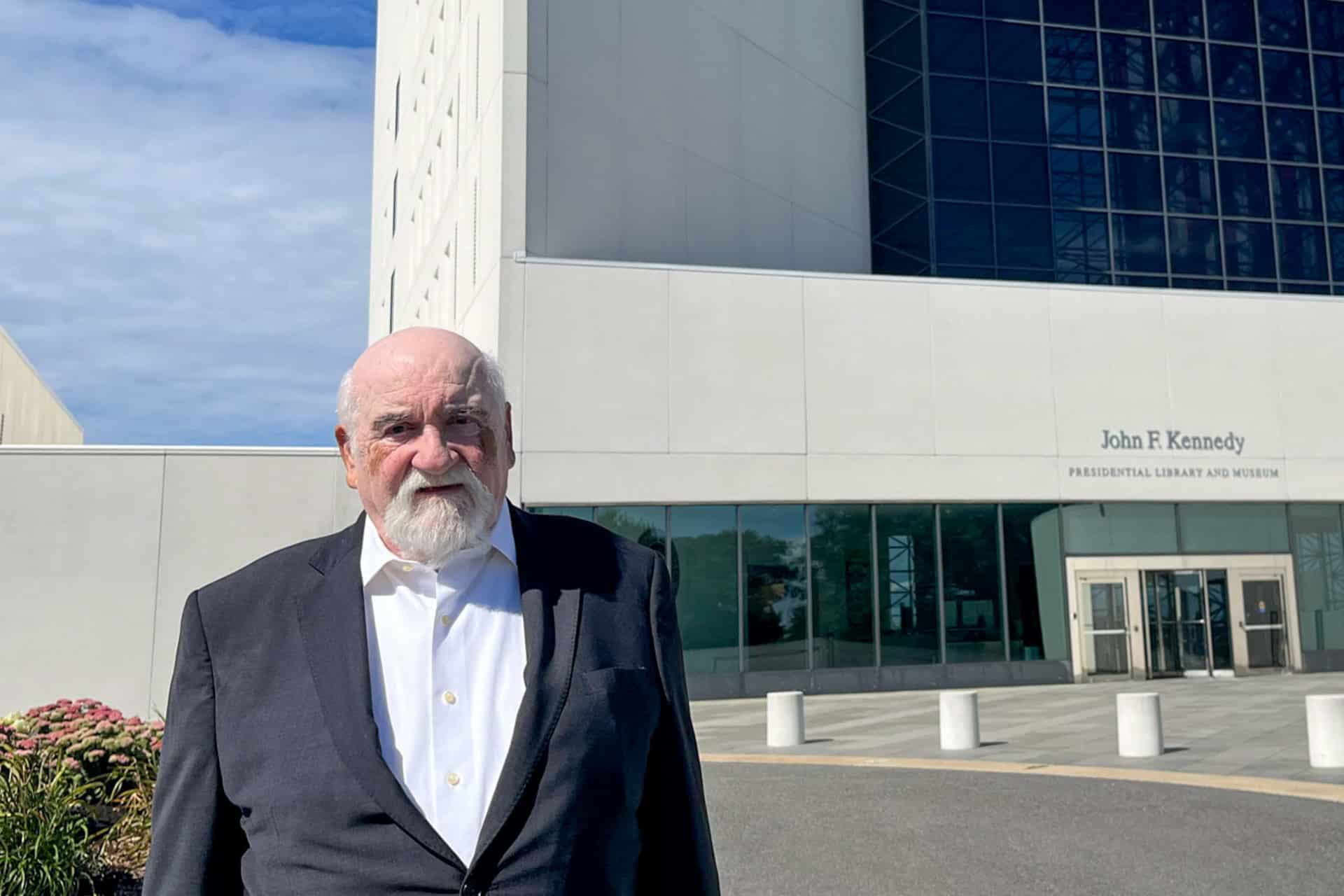 Manuel Fernando Neto foi o orador convidado para a cerimónia de obtenção de cidadania americana na JFK Library em Boston