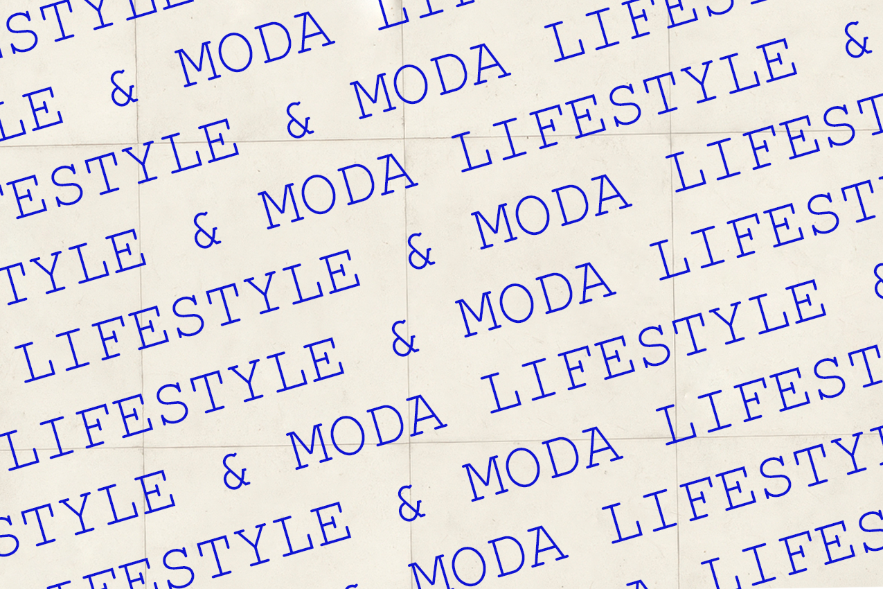 LIFESTYLE & MODA -DIAGONAL DARK BLUE