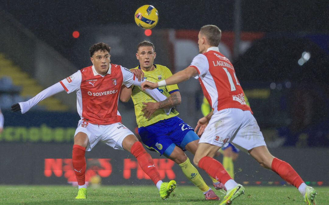 Arouca-SC Braga terminou com a vitória da equipa bracarense (3-0)