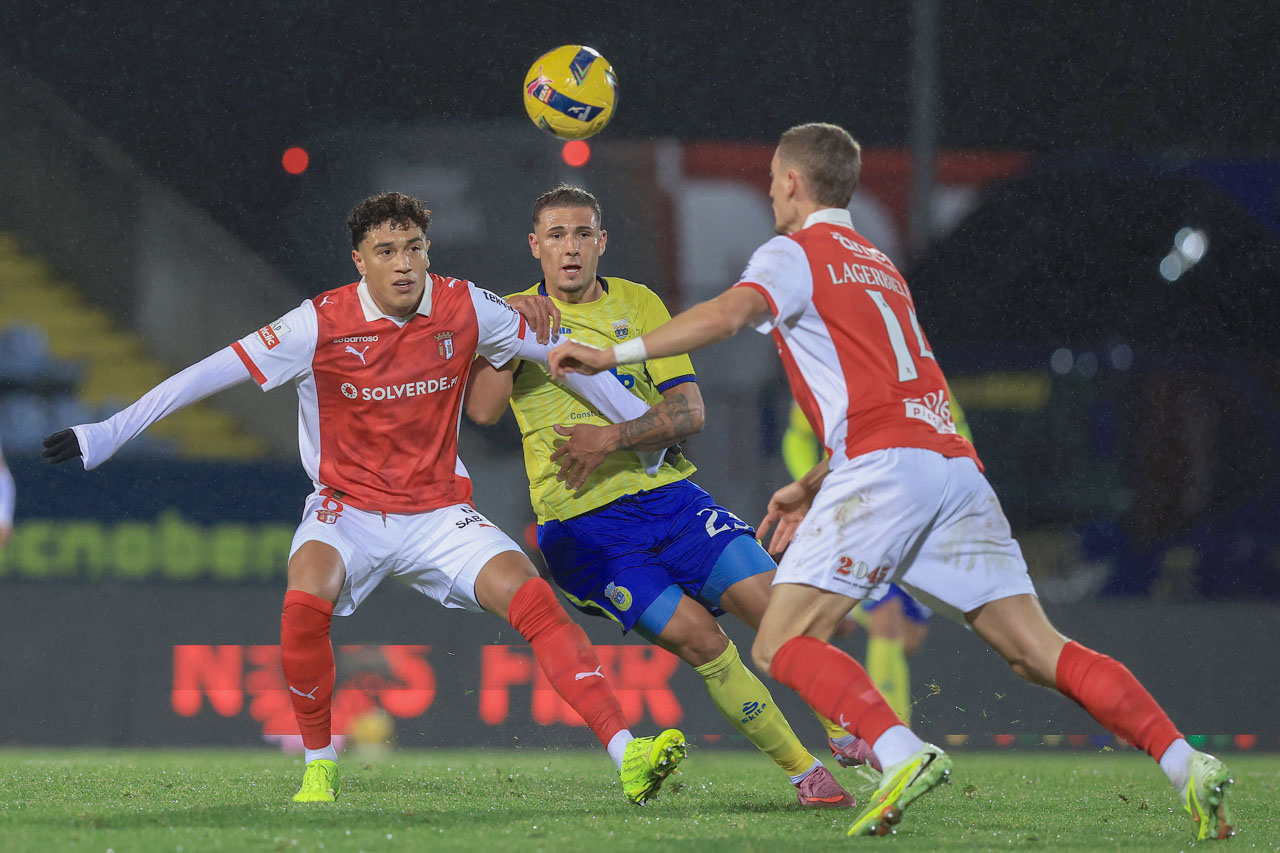Arouca-SC Braga terminou com a vitória da equipa bracarense (3-0)