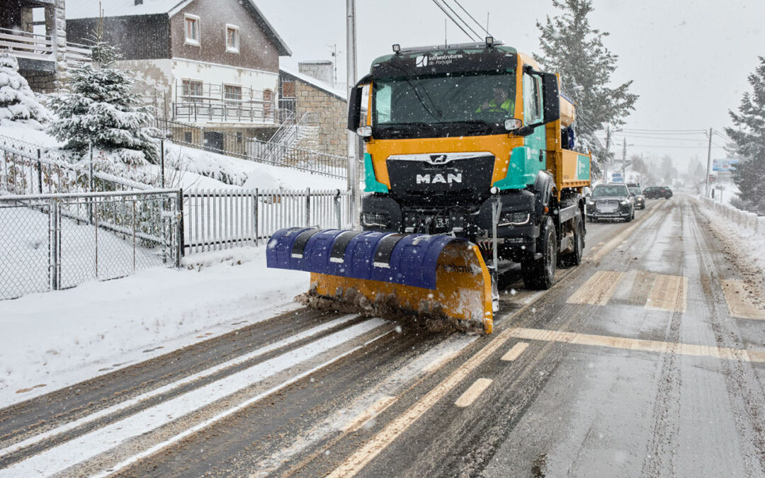 Queda de neve em Penhas da Saúde, Covilhã