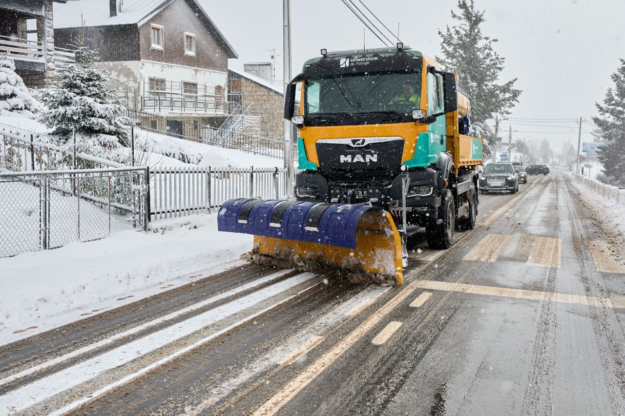 Queda de neve em Penhas da Saúde, Covilhã