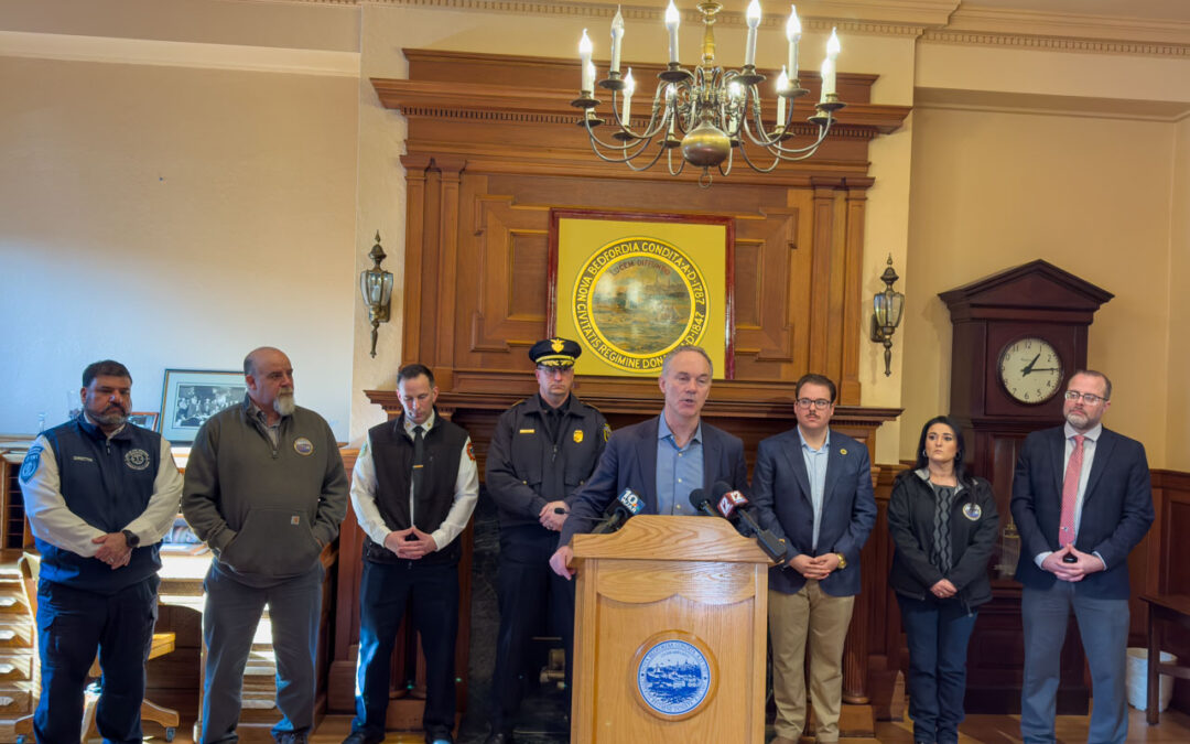 Conferência de imprensa “Winter Storm Preparedness” do mayor Jonathan Mitchell