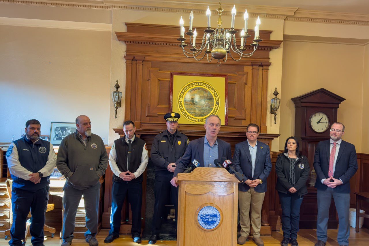 Conferência de imprensa “Winter Storm Preparedness” do mayor Jonathan Mitchell