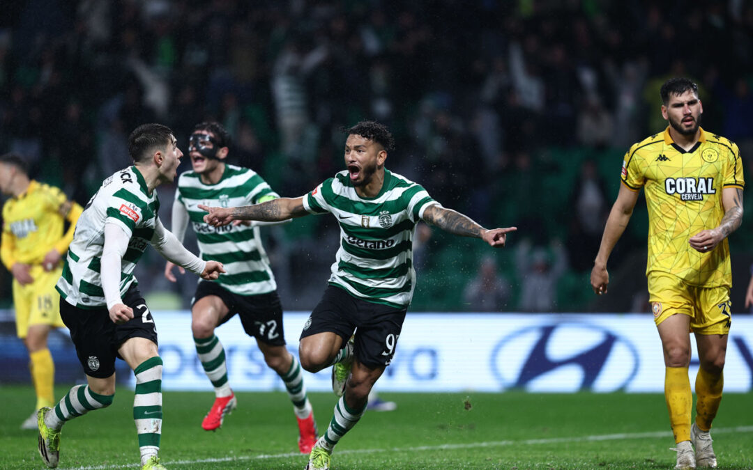 Calcanhar de Suárez salva Sporting ao cair do pano perante Nacional