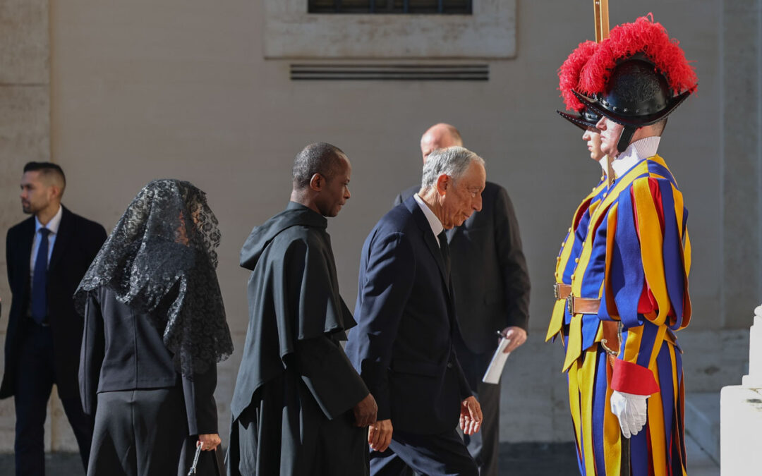 Chegada do Presidente Marcelo Rebelo de Sousa ao Vaticano