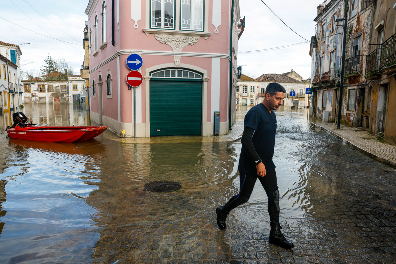 Mau tempo em Santarém
