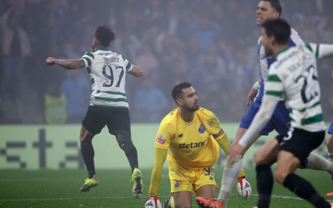 Golo de Suárez aos ‘100’ empata clássico e mantém ‘viva’ a I Liga