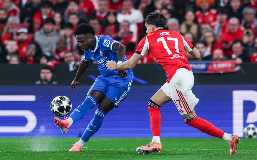 Vinícius Júnior decide jogo e protagoniza polémica na Luz