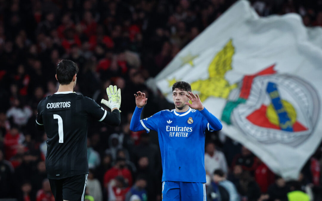 Benfica perde com Real Madrid na 1.ª mão do play-off de acesso aos ‘oitavos’