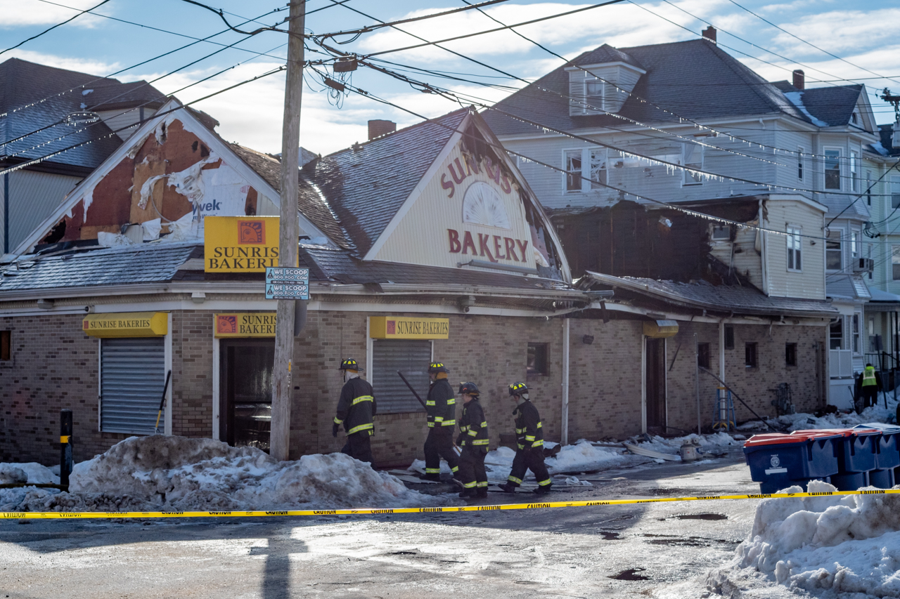 Incêndio em padaria de New Bedford