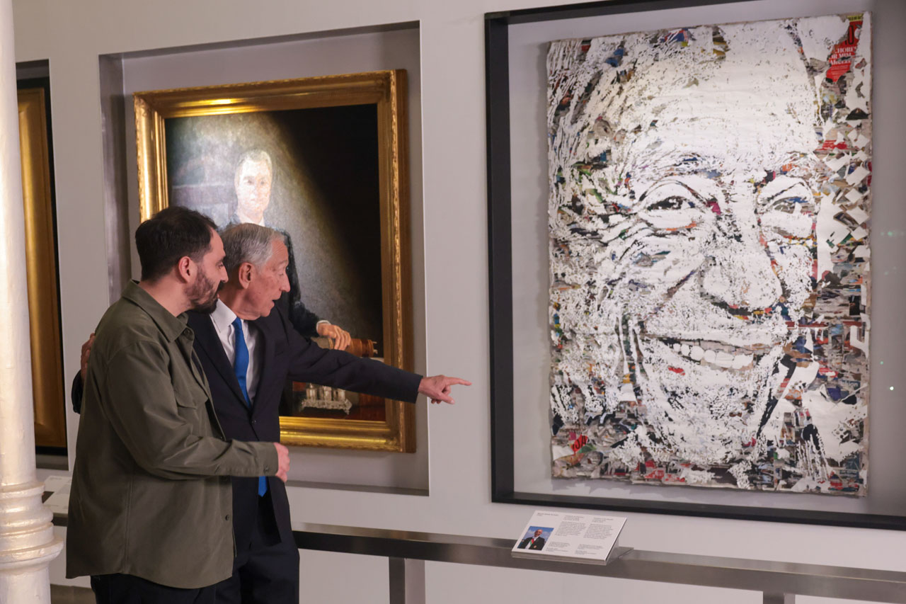 “Foi a ideia mais louca que tive”, diz Marcelo sobre retrato oficial feito por Vhils