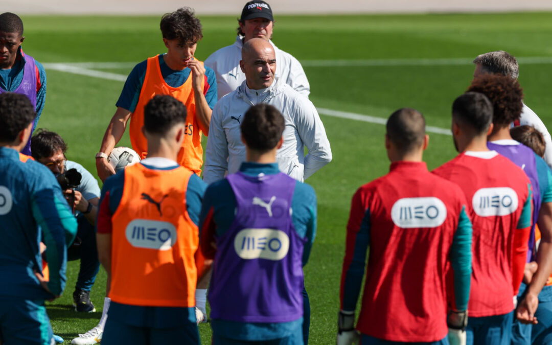 Mundial2026: João Neves e Pedro Gonçalves sem limitações no treino de Portugal