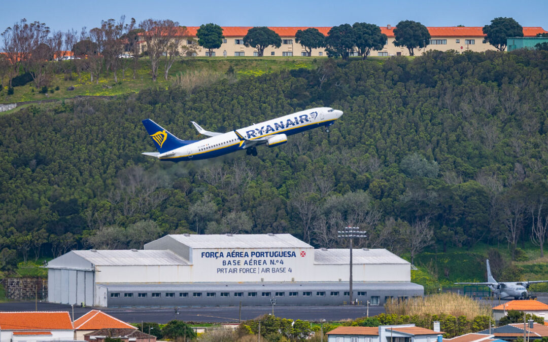 Açores registam menos 100 mil passageiros e 70 mil dormidas desde a saída da Ryanair