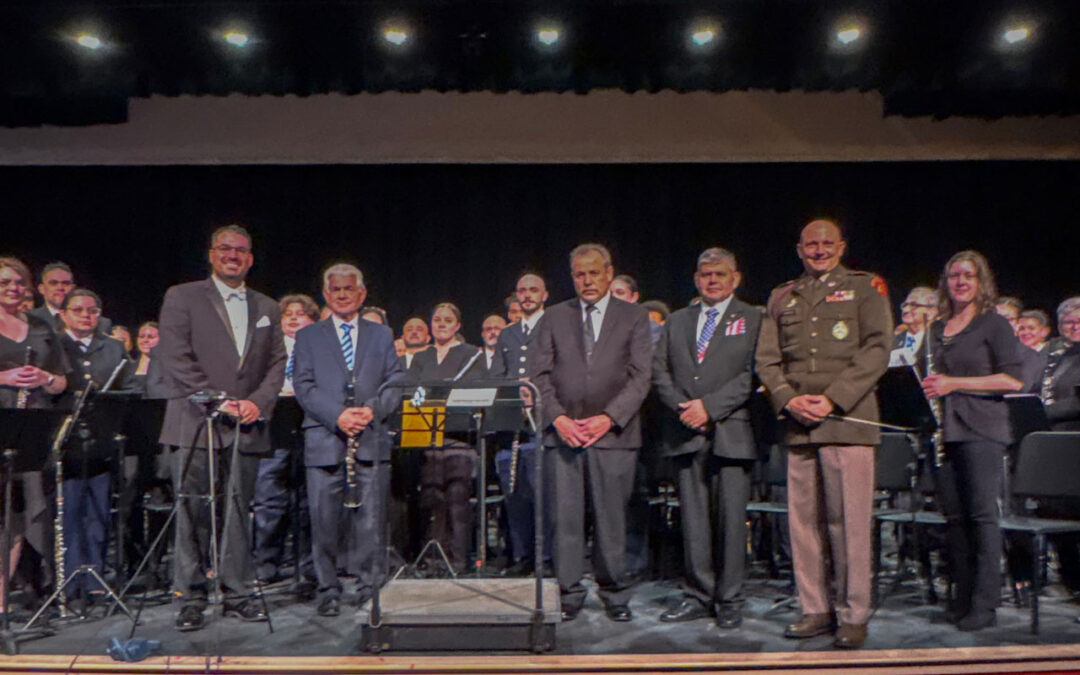 Bandas filarmónicas dão concerto celebrando o 250º aniversário dos EUA