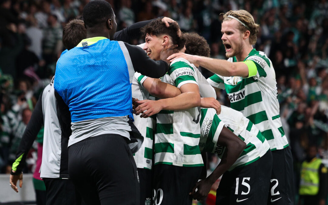 SÍNTESE: Sporting fica a quatro pontos do FC Porto com estreia de Nel a marcar