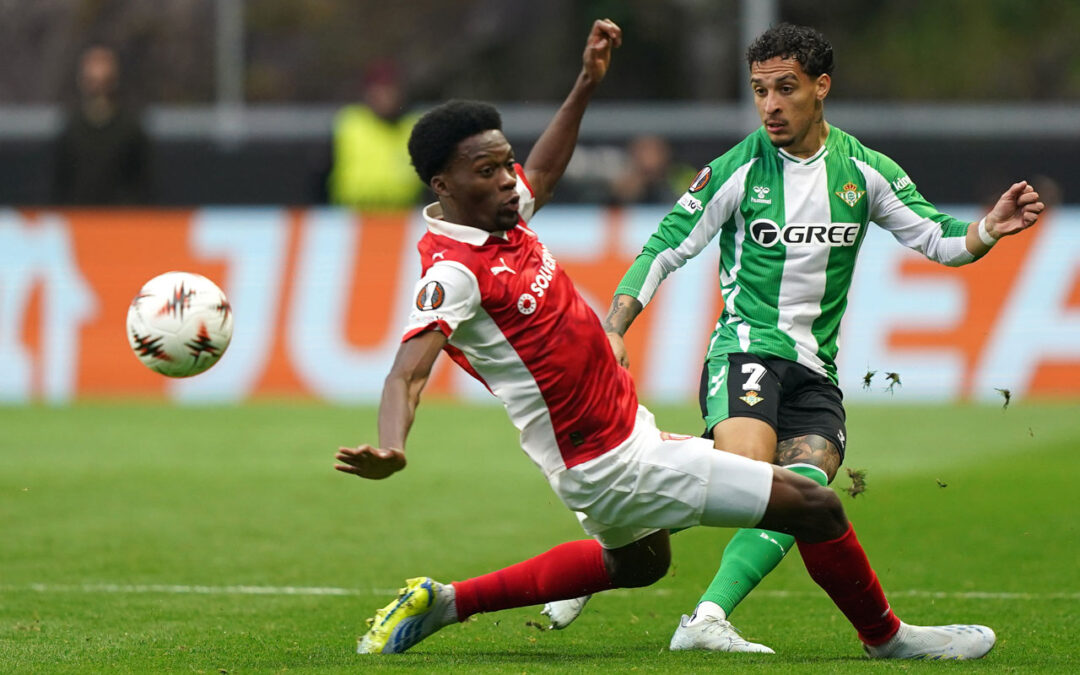 COMENTÁRIO: ‘Traição’ de Gorby dá empate ao Betis frente ao Sporting de Braga