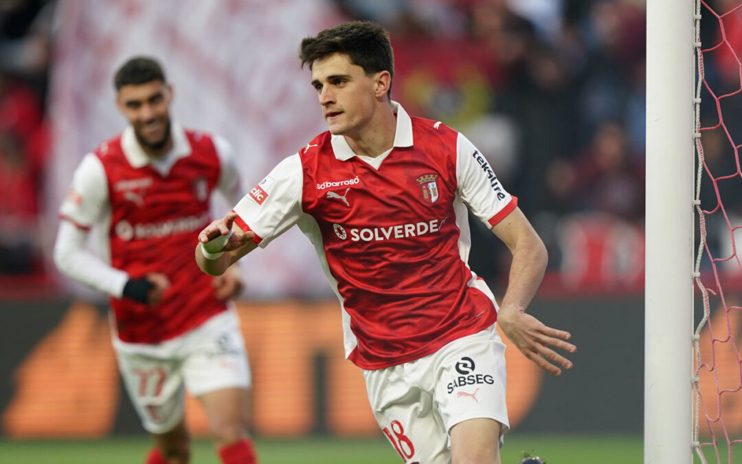 I Liga: Sporting de Braga vence Arouca por 1-0 e reforça quarto lugar