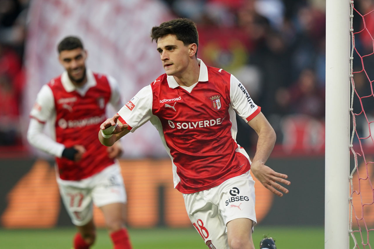 I Liga: Sporting de Braga vence Arouca por 1-0 e reforça quarto lugar