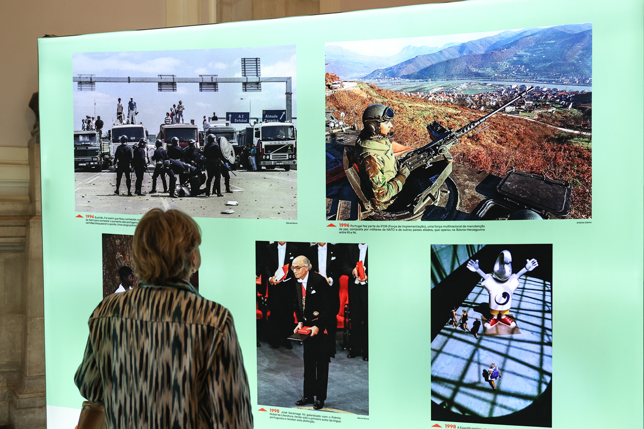 Inauguração da exposição “40 anos-40 fotografias Lusa”