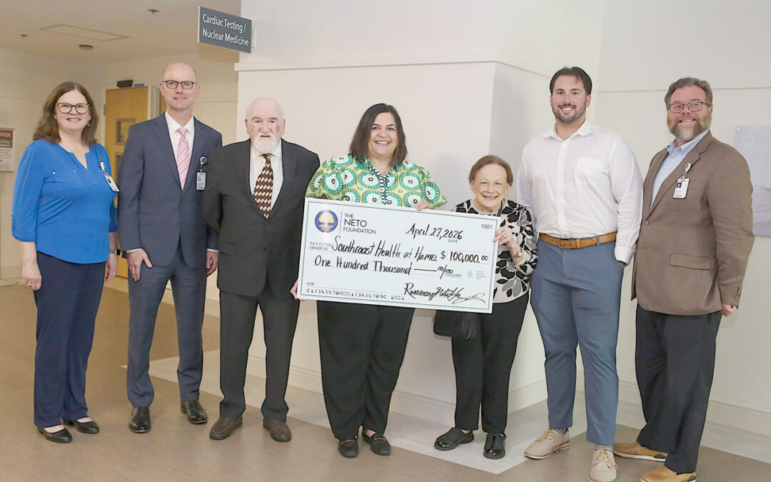 Neto Foundation atribui $100 mil ao Southcoast Health Group