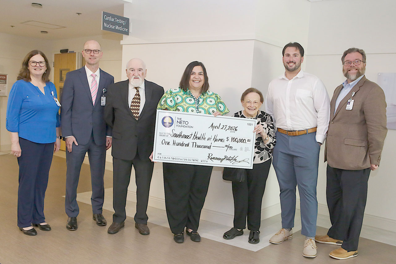 Neto Foundation atribui $100 mil ao Southcoast Health Group