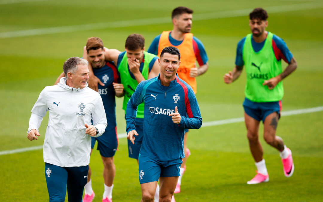 Liga Nações: Ronaldo prepara-se para a 15.ª fase de qualificação com Portugal