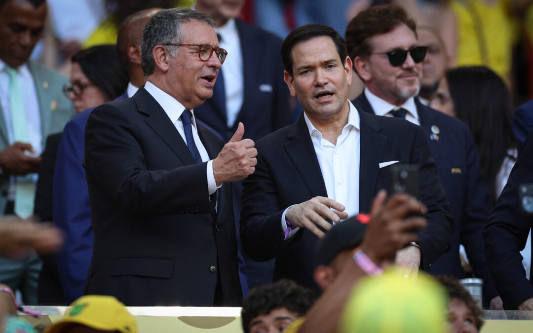 FIFA World Cup 2026 – Group K – Colombia vs Portugal: O Presidente de Portugal, António José Seguro com o Secretário de Estado dos EUA, Marco Rubio  (foto)