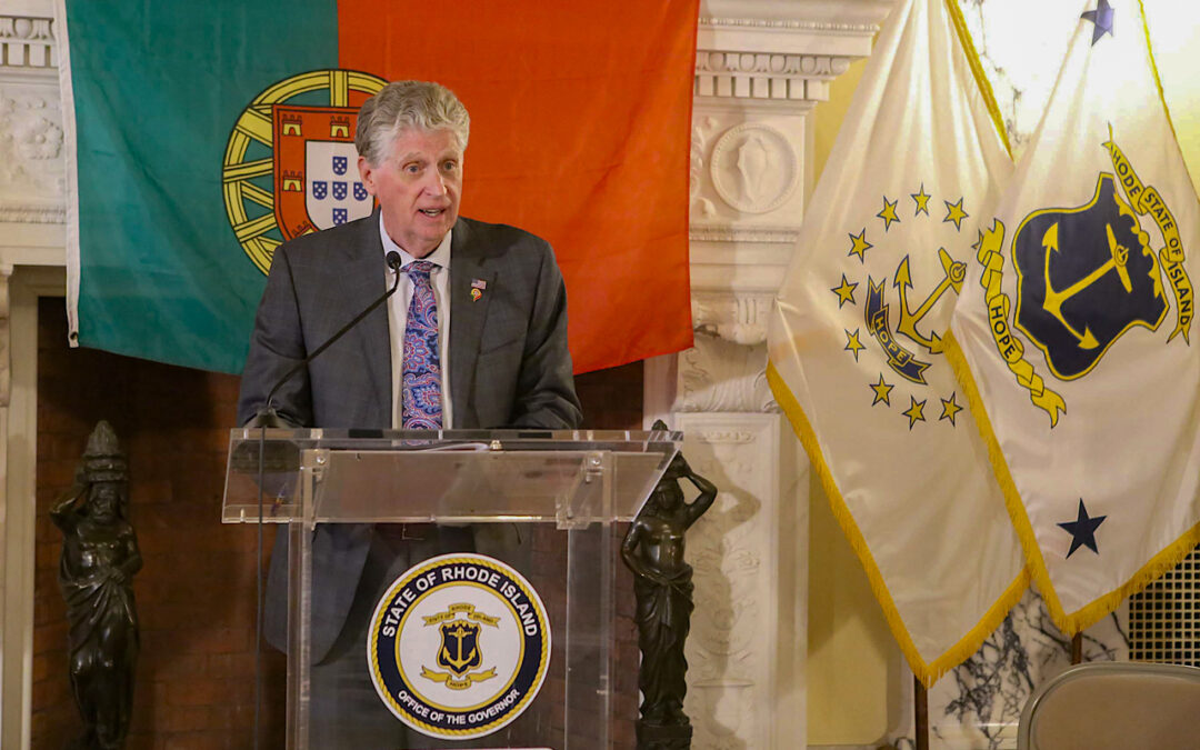 Cerimónias oficiais do Dia de Portugal na State House em Providence