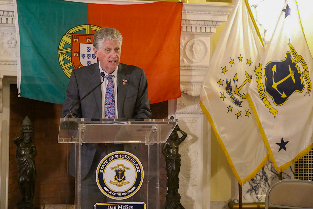 Cerimónias oficiais do Dia de Portugal na State House em Providence