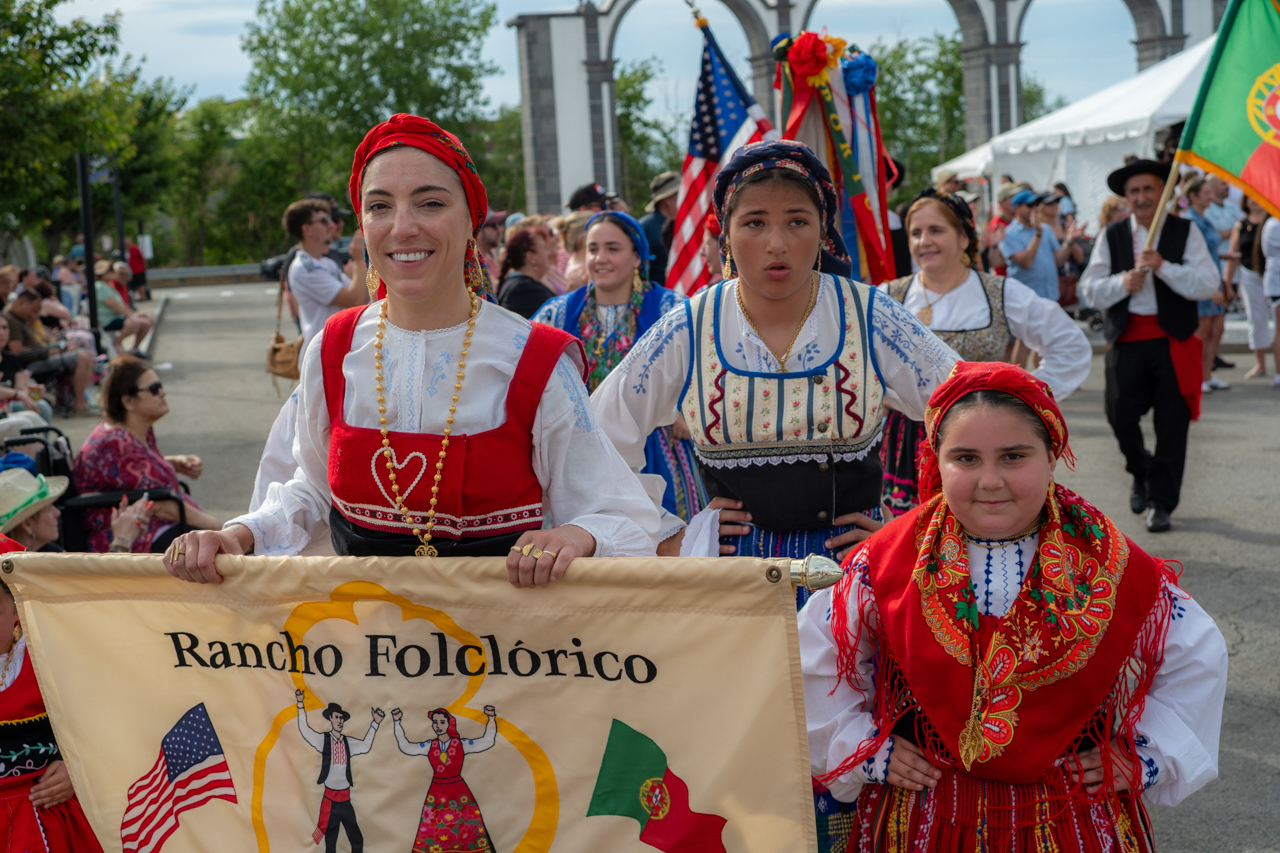 RANCHO FOLCLÓRICO DO CLUBE RECORDAÇÕES DE PORTUGAL, NEW BEDFORD, atuou nas festas do Dia de Portugal em Fall River 2026