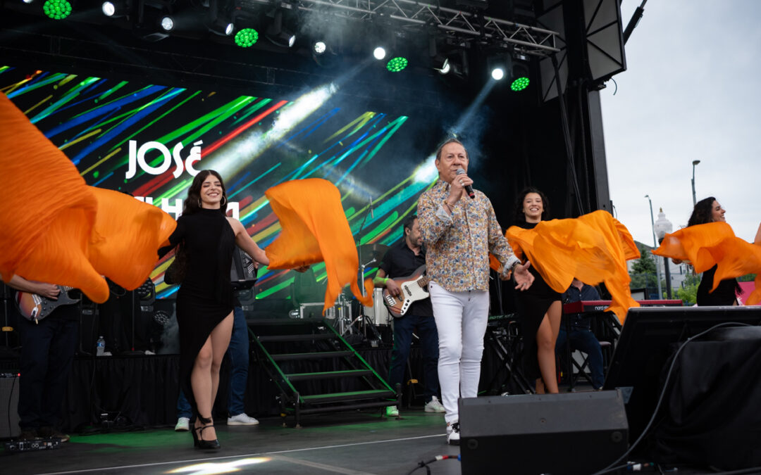 JOSÉ MALHOA atuou nas festas do Dia de Portugal em Fall River 2026.