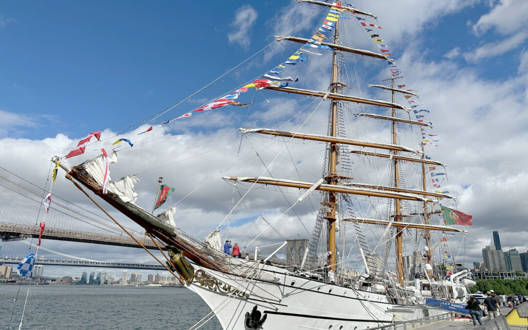The Sagres Greets New York