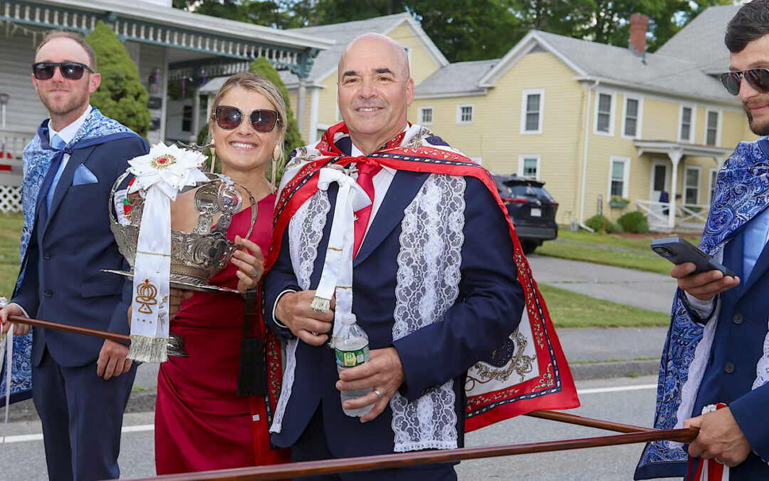 Hudson viveu o tipicismo das festas do Espírito Santo