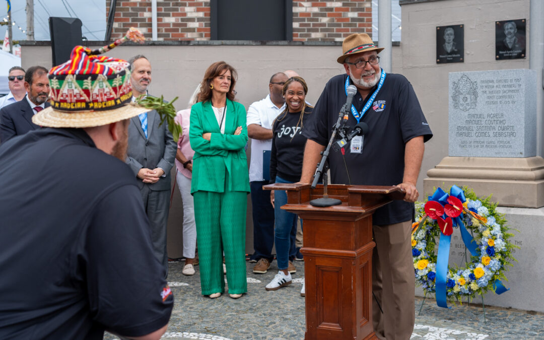 Cerimónia de abertura da 110ª edição da Festa do S.S. Sacramento em New Bedford