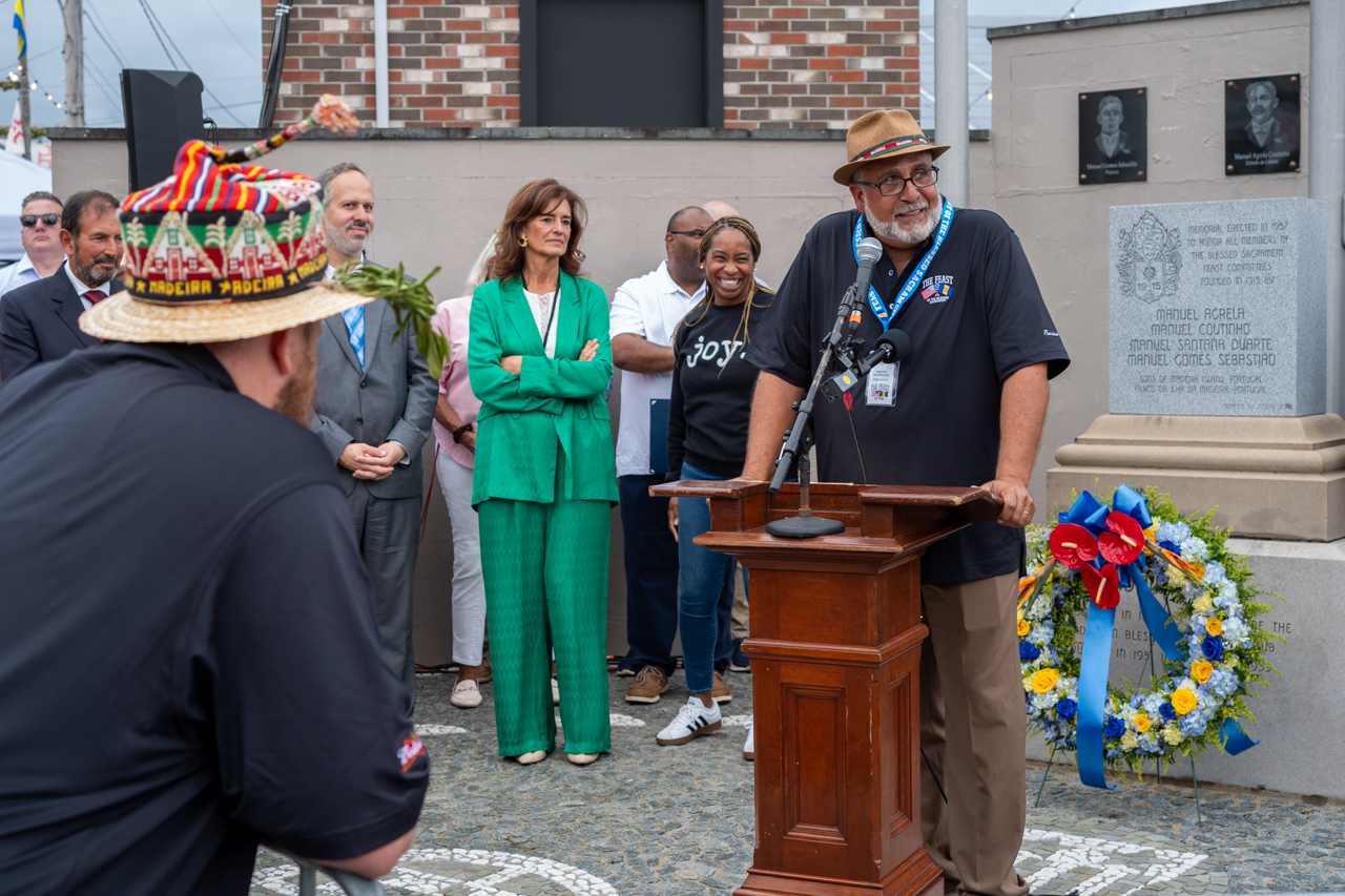 Cerimónia de abertura da 110ª edição da Festa do S.S. Sacramento em New Bedford