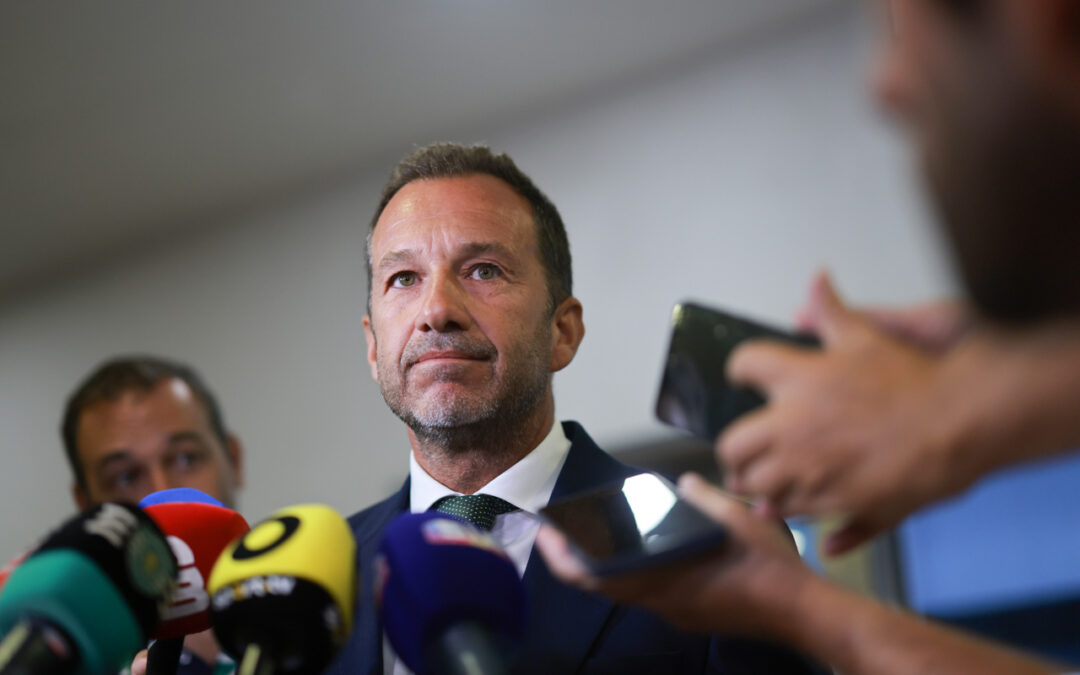 Frederico Varandas garante que Luis Suárez vai continuar no Sporting