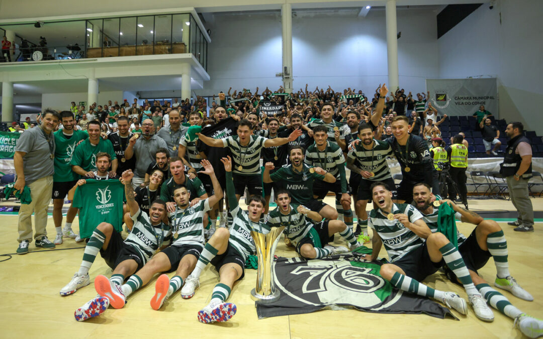 Sporting vence Benfica e reconquista Supertaça masculina de futsal