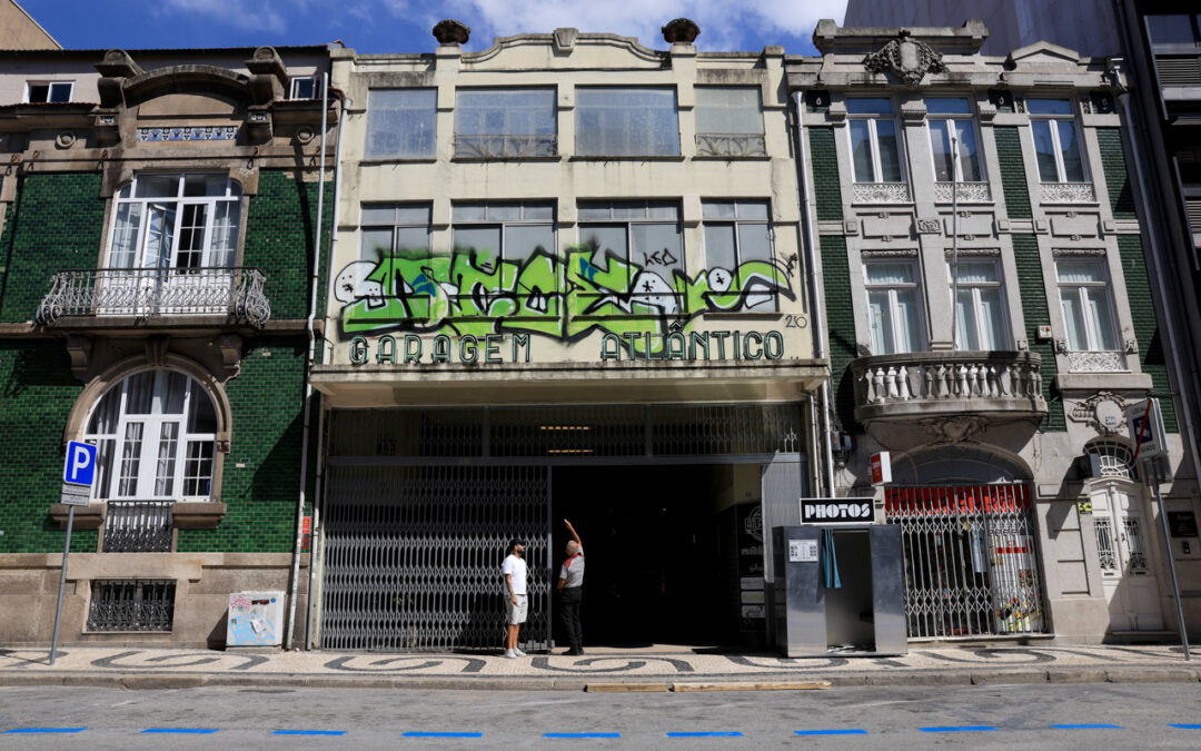 Garagem Atlântico no Porto abre em 2028 como espaço criativo após investimento de 10ME