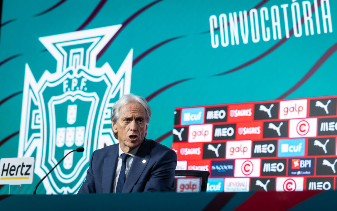 Liga Nações: Jesus divulga primeira lista de convocados como selecionador de Portugal