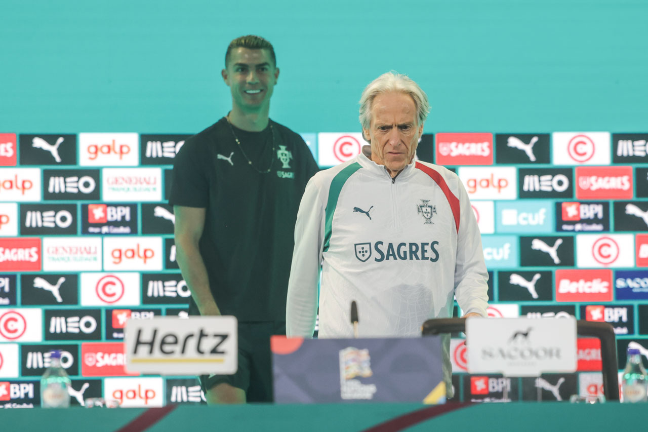 Liga Nações: Jorge Jesus garante Ronaldo titular com o País de Gales