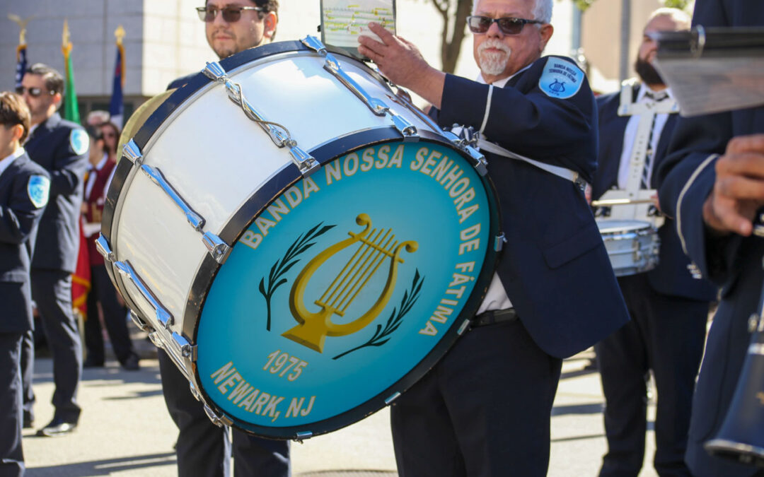 Banda Filarmónica de Nossa Senhora de Fátima de Newark, NJ, no Festival de Bandas em Fall River