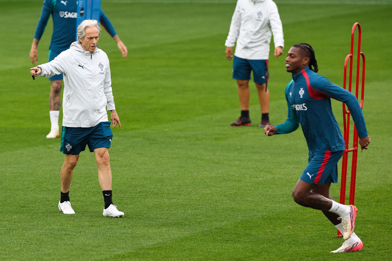 Portugal soccer team training session
